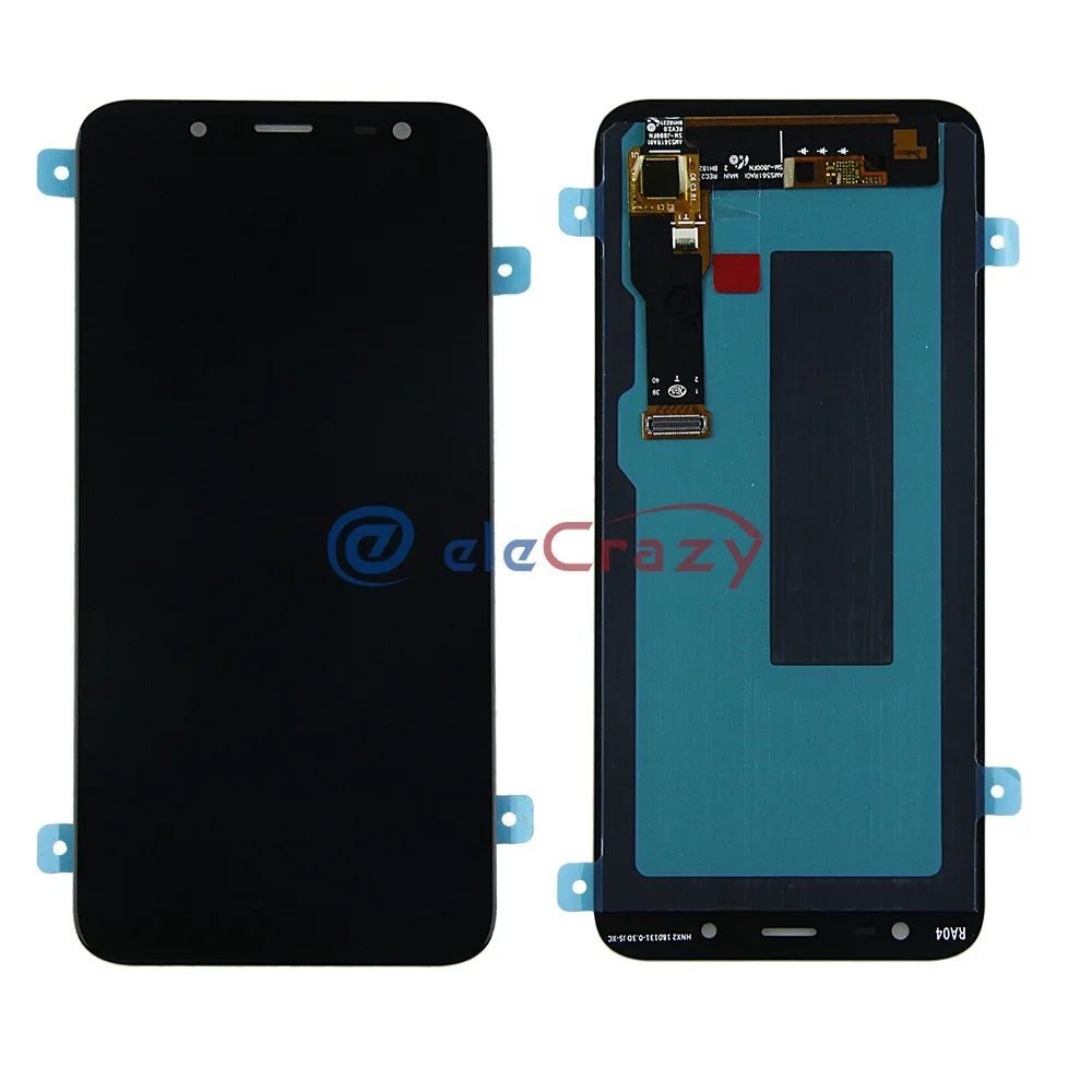 100% протестированный Super AMOLED Samsung Galaxy J6 2018 J600 LCD J600F J600Y J600G дисплей с сенсорным