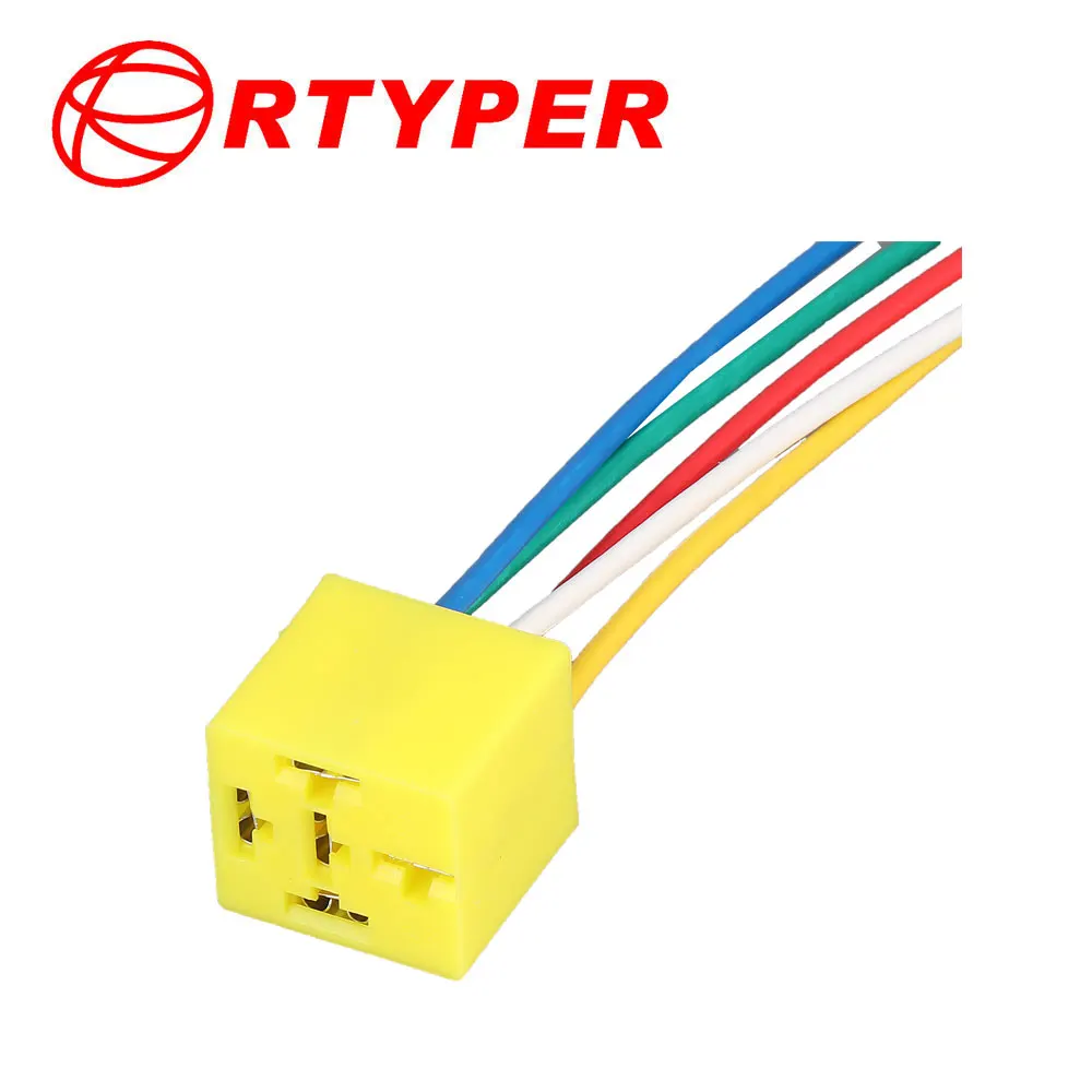 4 Pin Универсальный Воздушный реле звукового сигнала разъем 12V 24V и страховочным