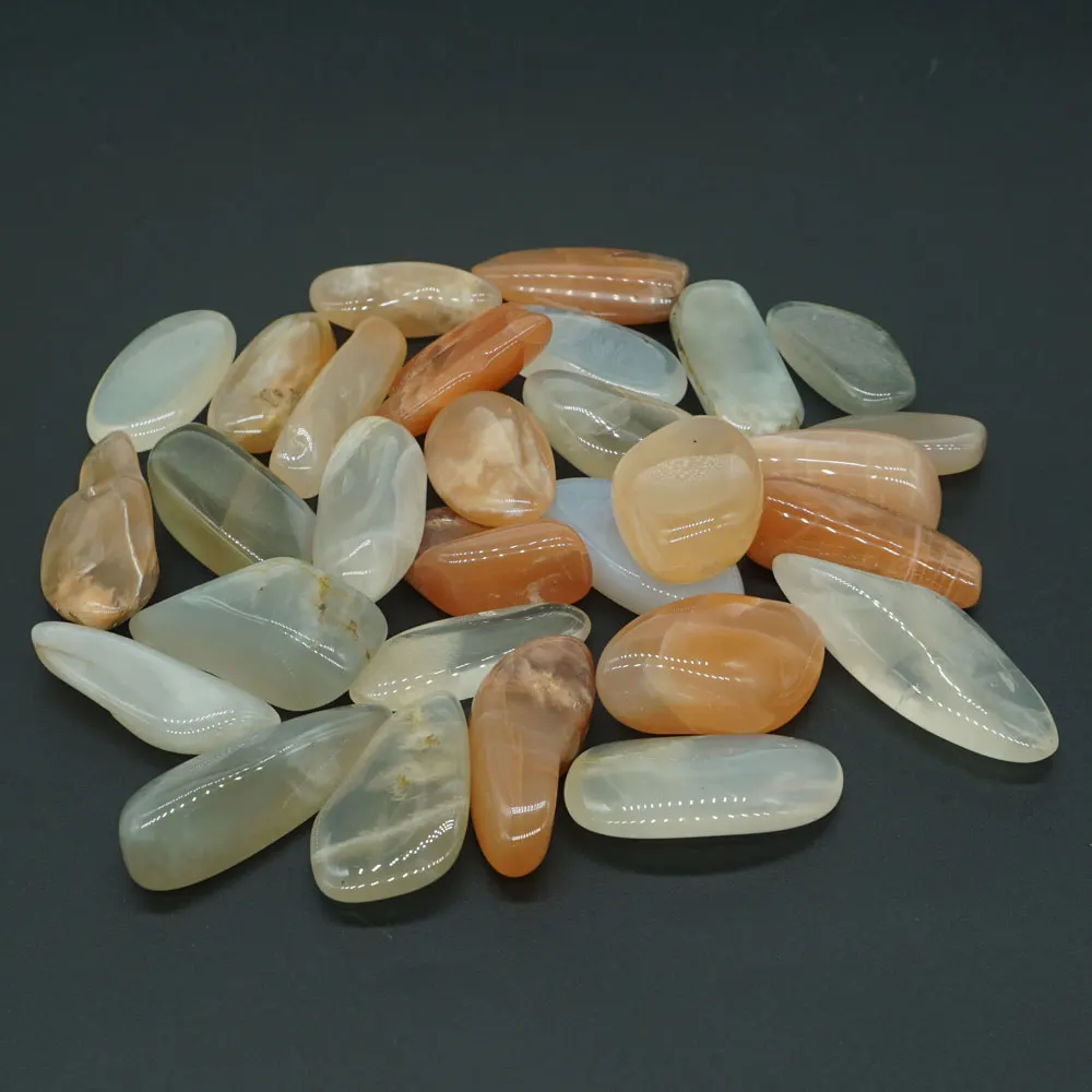 200 г натуральный драгоценный камень Лунный Камень Кристалл оптом опущенный