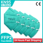 Респираторы для лица KN95 FFP2, многоразовые защитные маски для рта, 5-100 шт.
