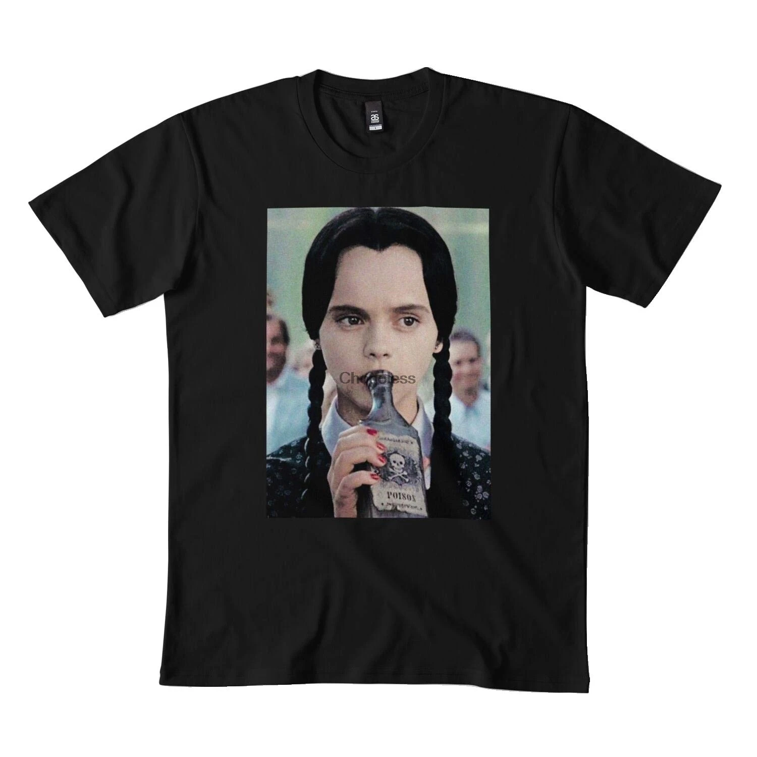 

Wednesday Addams quot Poison quot DMN T-Shirt Hoodie Gift WKVI Black
