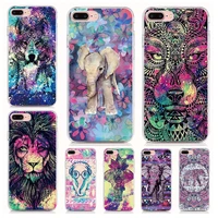 for xiaomi redmi note 10 5g 10s 10 pro max case soft tpu print animal elephant wolf lion mobile phone bag
