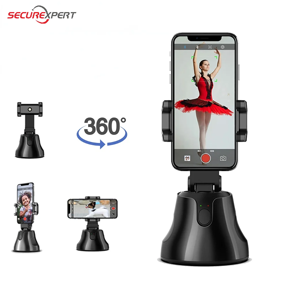 

Tripod Face Object Tracking PZT Selfie stick Holder for phone Tripod 360 Selfie Shooting With Selfie Stick Smartphone Camera