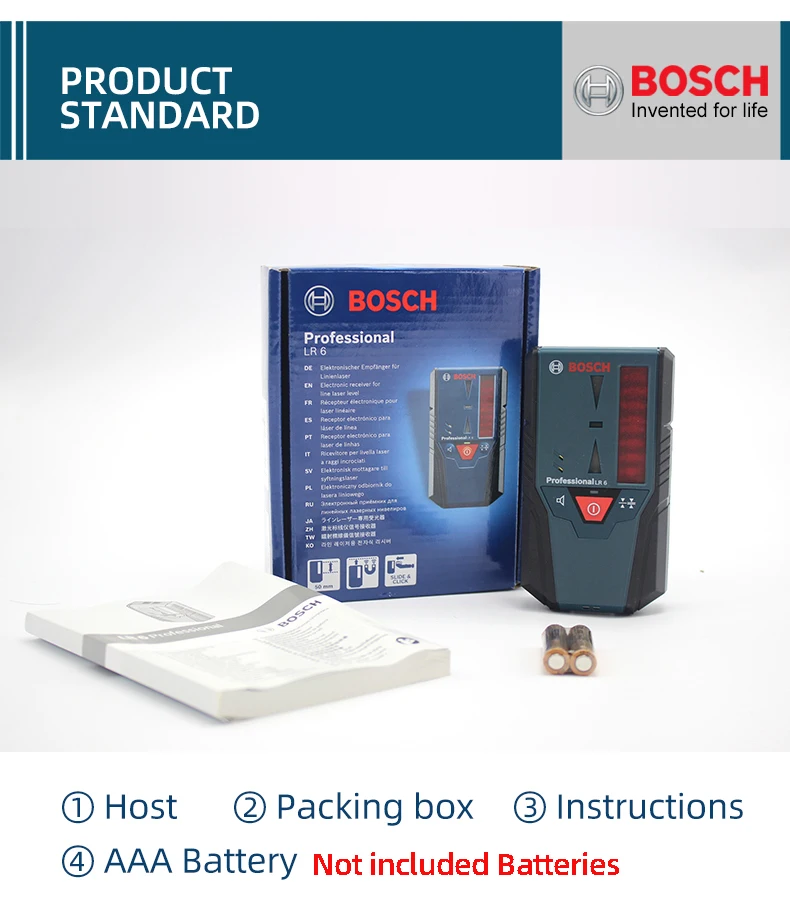 Bosch LR6 лазерный приемник маркировки инструмент который используется в GLL5 50X / GLL3 80