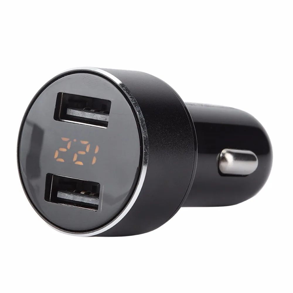 Автомобильное зарядное устройство с двумя usb портами 3 1 А светодиодный экран