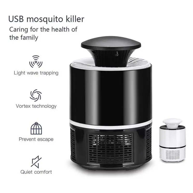 

LED Mosquito Killer Lamp Electrical USB Photocatalyst Bug Zapper Insect Killer Anti Mosquito Repellent Indoor Outdoor Camping
