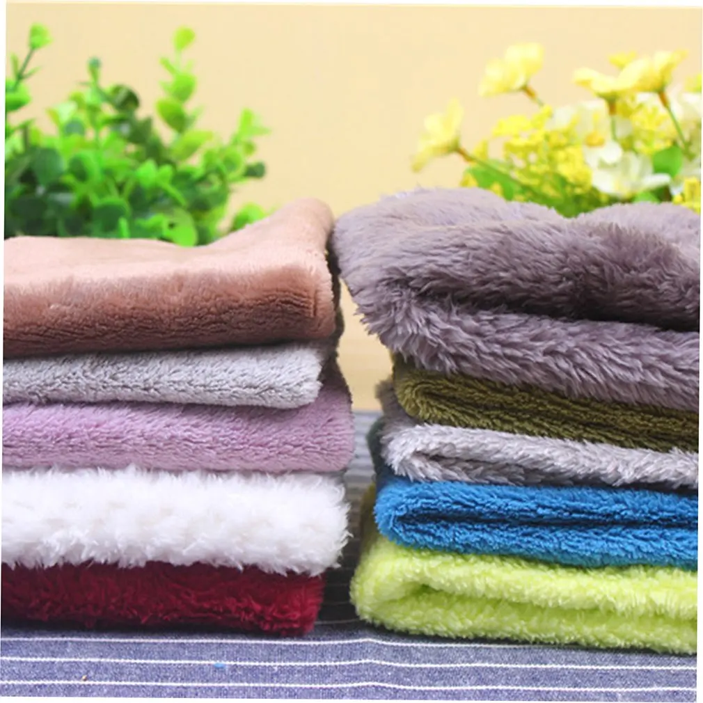 High Efficient Fiber Rag Dish Cloth Bamboo Washing Towel Kitchen Wiping Rags HandTowels Cleaning Cloths dropshipping | Дом и сад