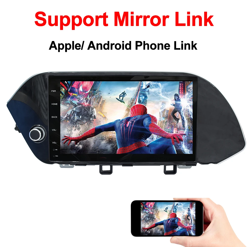 

YAZH 6GB 128GB Multimedia For Hyundai Sonata 2020 Android 9.0 Car Radio Player With 10.1" IPS GPS Display Bluetooth 5.0 DSP