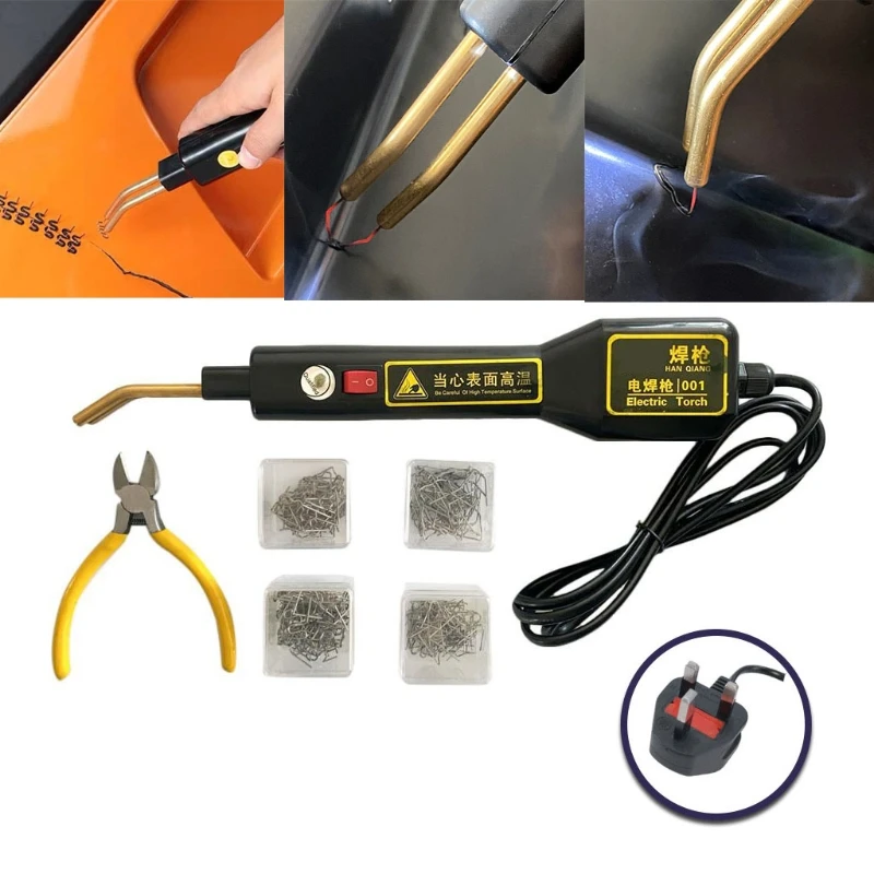 

Plastic Repair Kit 200pcs Hot Stapler Staples Bumper Welding for Car Y4QC