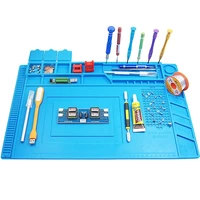 heat insulation silicone pad jointing mat desk maintenance platform electric soldering irons for repair bga welding station