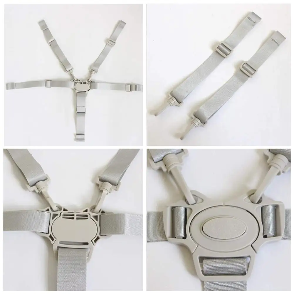 New Baby Universal 5 Point Harness High Chair Safe Belt Seat Belts For Stroller Pram Buggy Children Kid Pushchair Dining | Мать и ребенок