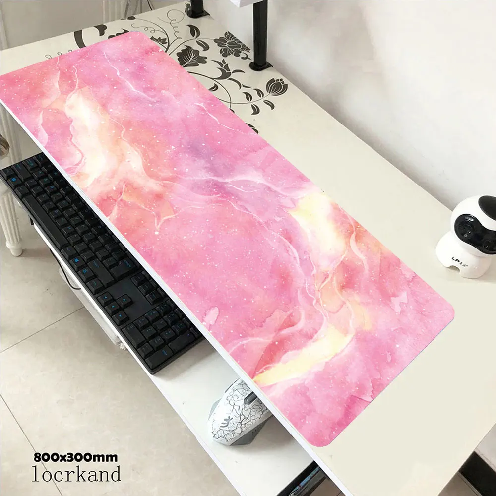 Large Marble Grain Soft Mouse Pad Office Computer Desk Mat Modern Table Game Keyboard Laptop Cushion Accessories mousepad