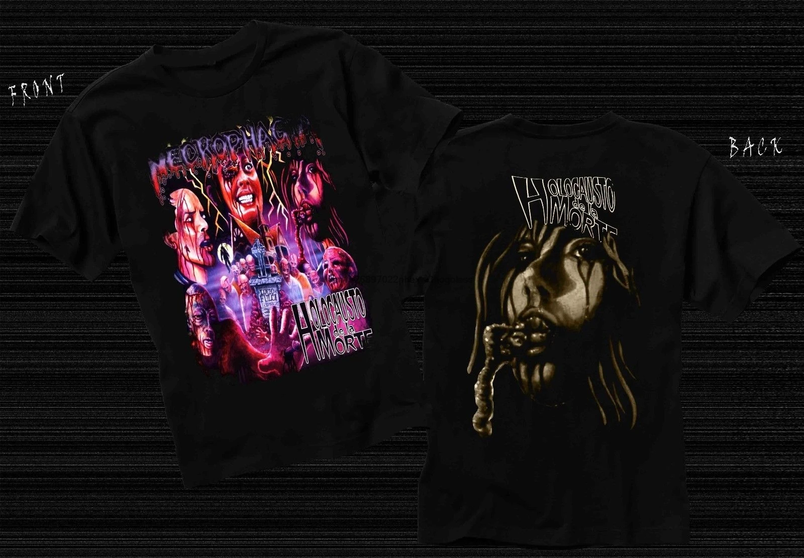 

NECROPHAGIA -Holocausto de la MorteT_shirt-wbr SIZESS до 6XL