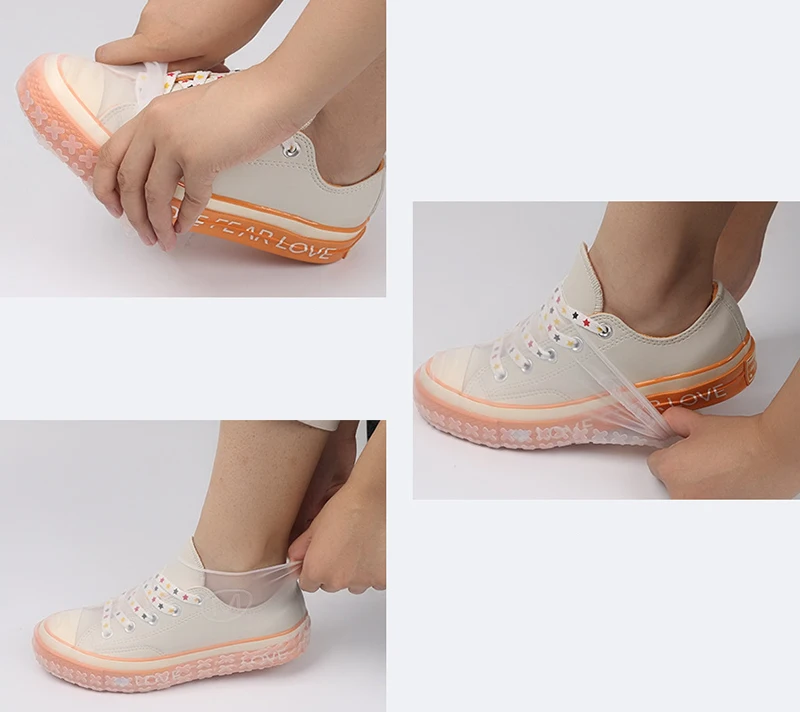 Многоразовые водонепроницаемые Непромокаемые Силиконовые чехлы для обуви