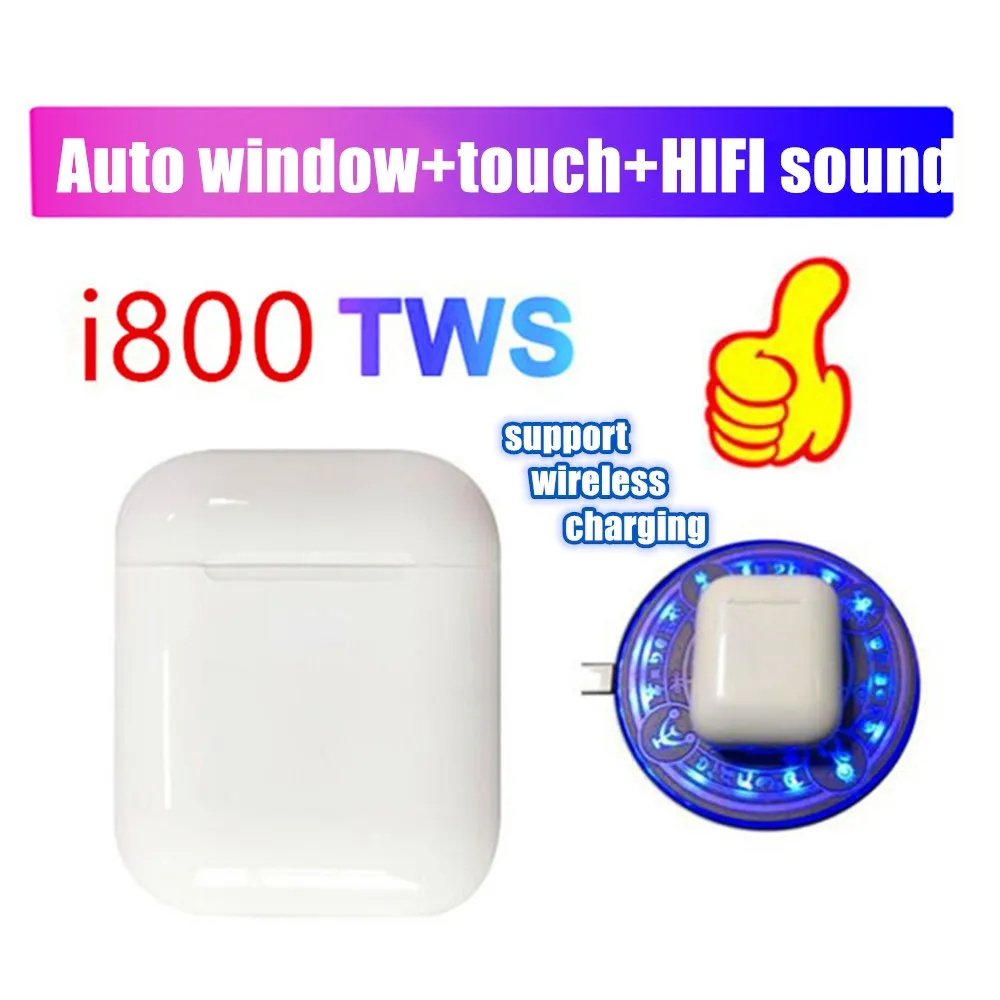 I800 наушники вкладыши tws с Беспроводной 6D супер бас i500 pk i10 i12 i10tws i11 i20 i60 i80 i100