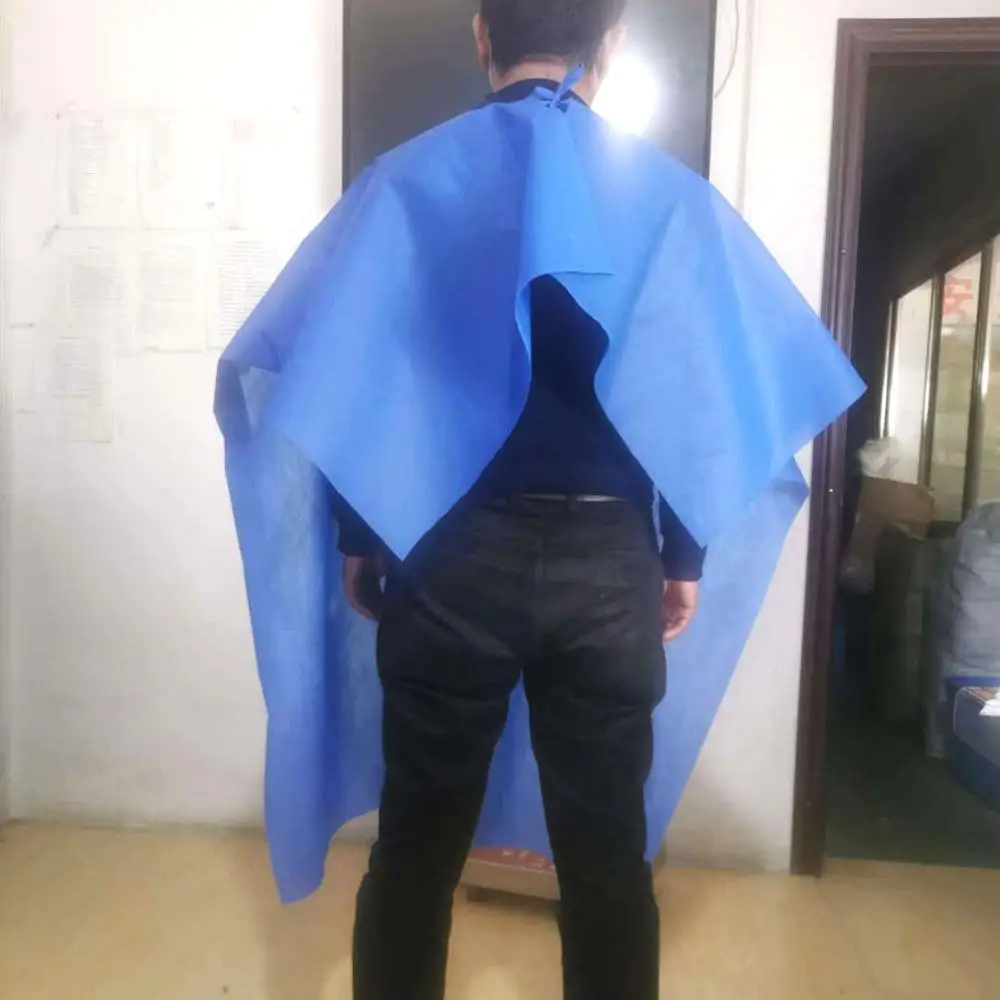 

100 Pcs 85* 120cm Non-woven dyed bib thickened waterproof perm disposable cloth special perm hair salon shawl barber shop