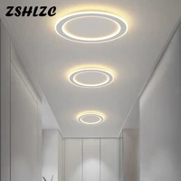 black white modern led ceiling lights for living room bedroom indoor lighting corridor cloakroom aisle lights decor ceiling lamp