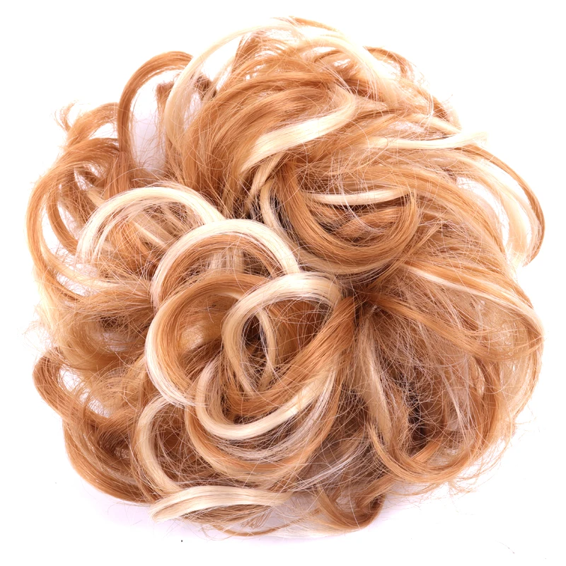 1 шт. jeedou синтетический грязный шиньон пончик Гари коричневый цвет 30 г накладки