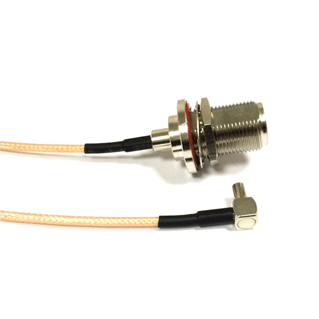 НОВЫЙ N гнездовой разъем перегородки к TS9 Штекерный прямоугольный отрезной