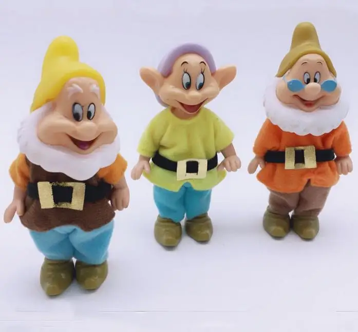 7pcs/set the Seven Dwarfs Figures Cake Topper/ Kids Gift | Игрушки и хобби
