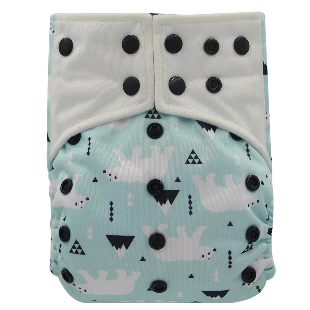 Ohbabyka двойные вставки моющиеся подгузники с карманами тренировочные штаны