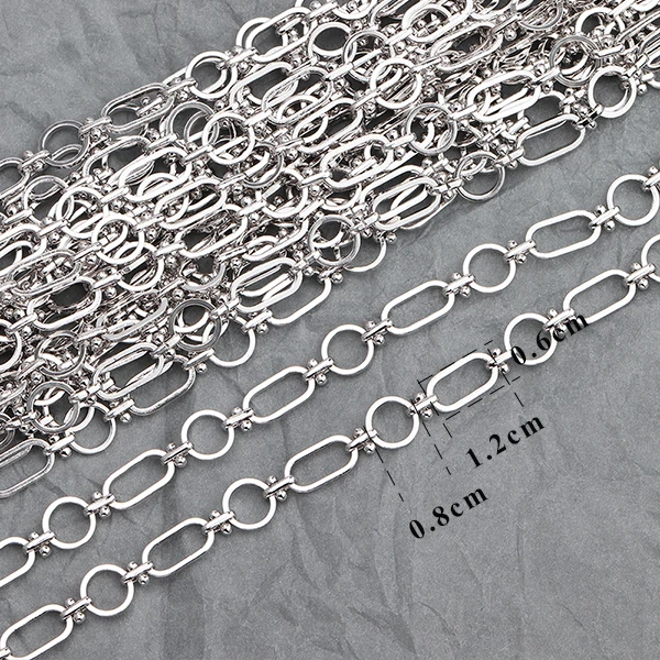 GUFEATHER C53, 18K Золотая цепочка, ювелирные аксессуары, diy цепь, ювелирные изделия, ручная работа, шарм, изготовление ювелирных изделий, diy серьги, 50 см/лот - Цвет: C5301
