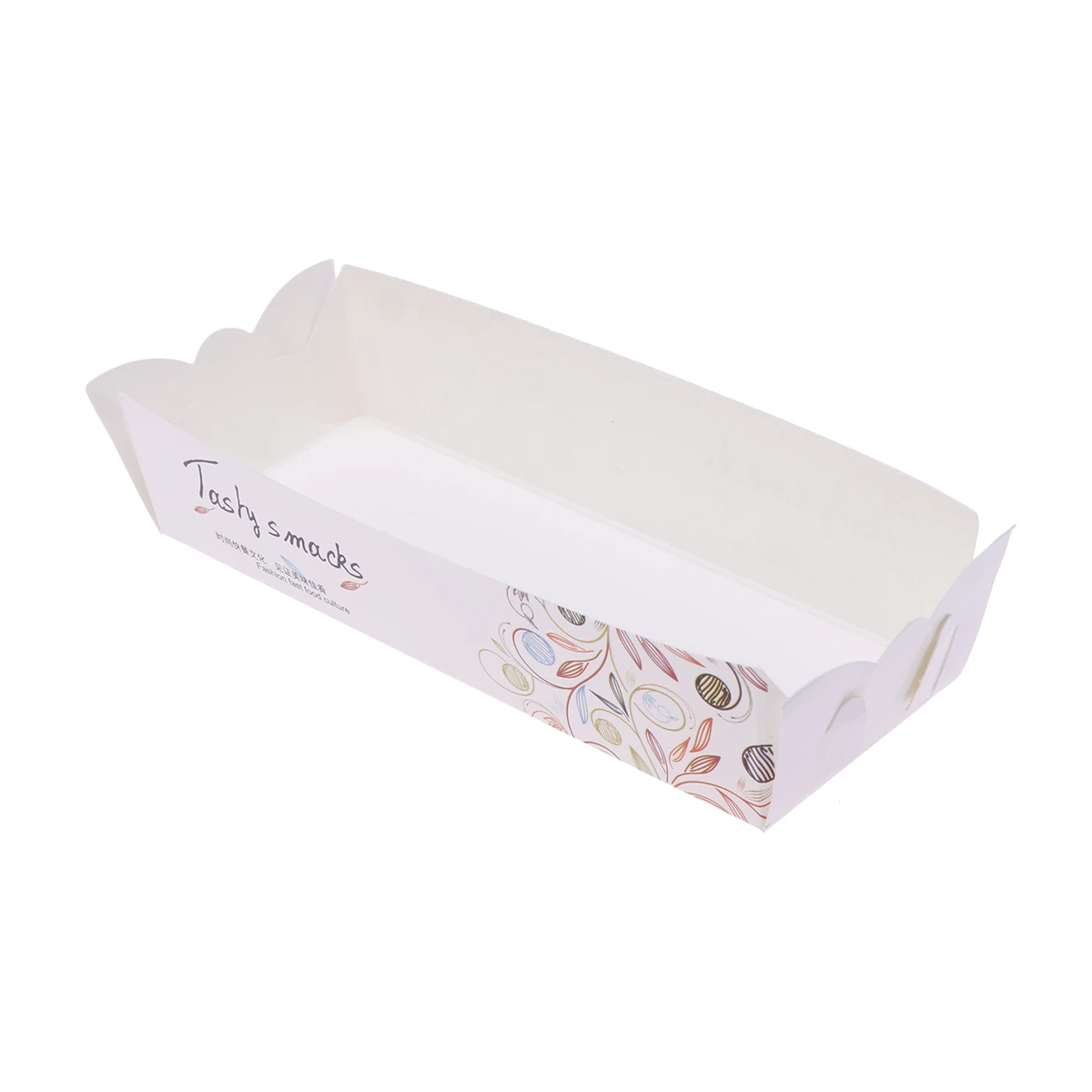 100 шт одноразовые поднос для еды коробка выпечки закуски жареная еда хот доги