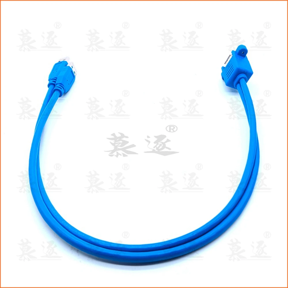 Фото USB 3,0 Verlängerung Kabel Dual USB 3,0 Stecker auf Dual USB 3,0 Weibliche mit Schraube Panel Mon Voi 50см №1