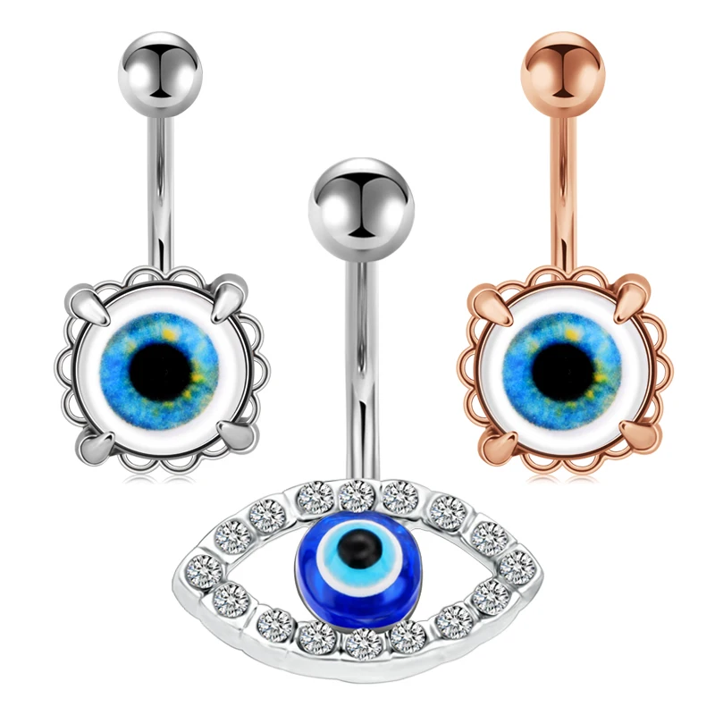 Висячие кольца для пупка из хирургической нержавеющей стали женщин и девушек