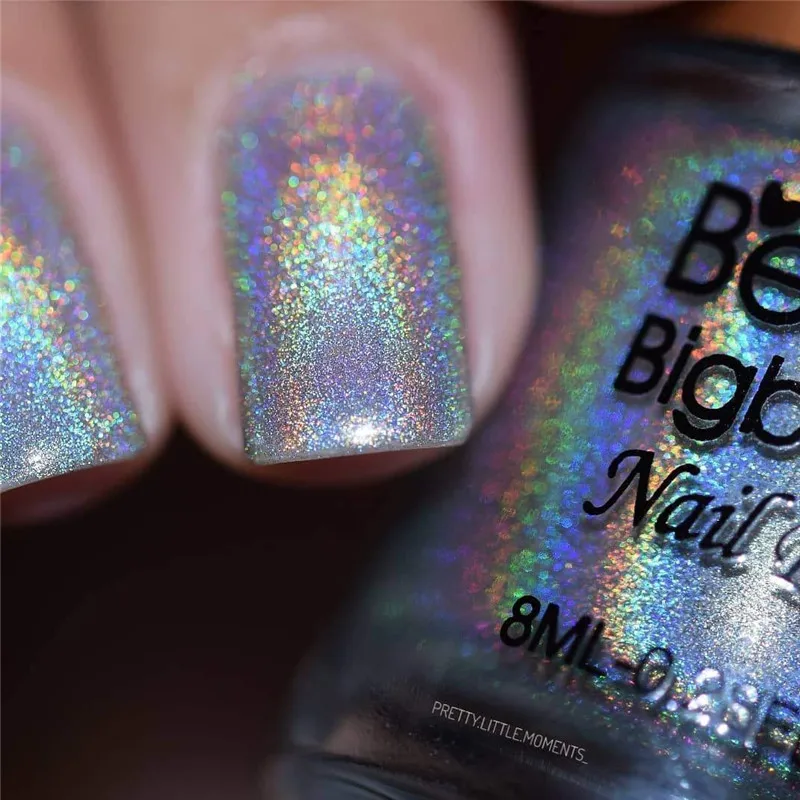 BeautyBigBang 8 мл лазерный гель лак с блеском для ногтей Esmaltes голографический для аксессуары для ногтей инструмент лак для ногтей