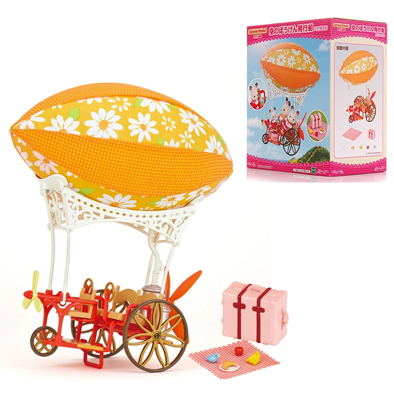 Аксессуары для кукольного домика Sylvanian Families Sky Adventure Airship без цифр подарок девочки