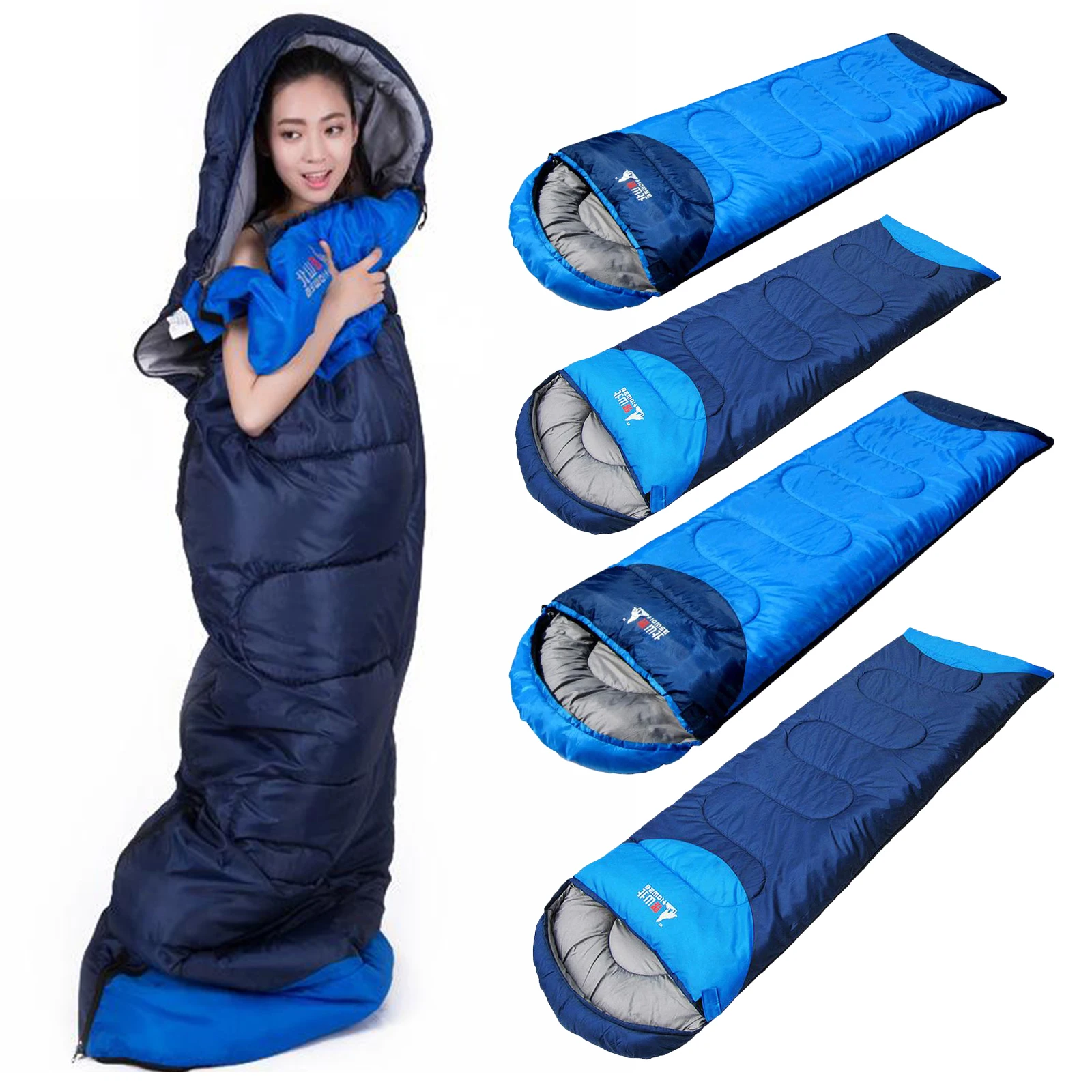 

4 сезона на открытом воздухе спальный мешок многоразовая экстренная помощь спальный мешок Термальность двухслойная Водонепроницаемый выж...