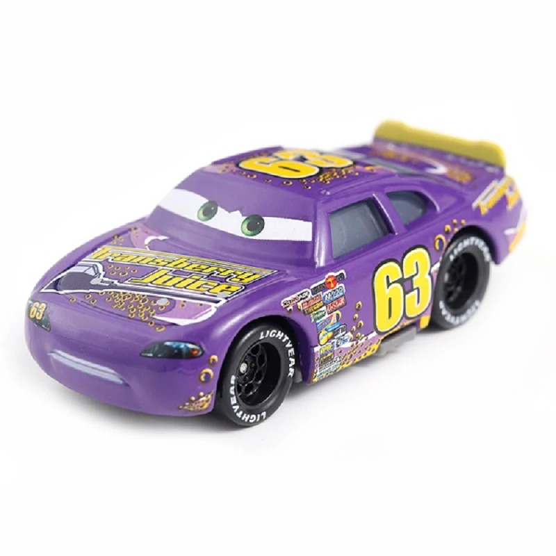 

Cars Disney Pixar Cars No.63 Transberry Juice Metal Diecast Toy Car 1:55 Loose Brand New Disney Cars2 And Cars3 Free Shipping