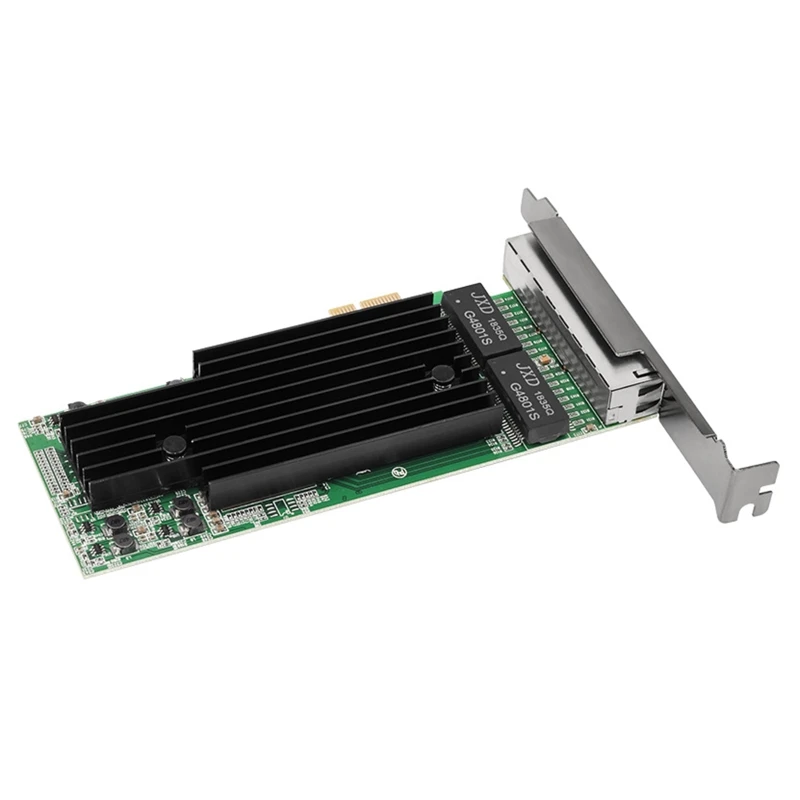 Сетевая карта intel 82575 Gigabit Ethernet PCI Express X1 10/100/1000M RJ45 LAN адаптер конвертер сетевой