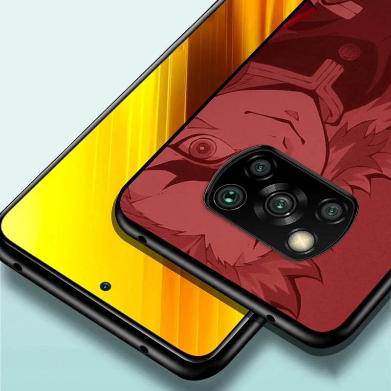 

Cute Japan Demon Slayer For Xiaomi Poco X3 NFC M3 M2 X2 F3 F2 Pro C3 F1 Mi Play Mix 3 A2 A1 6X 5X Black Phone Case