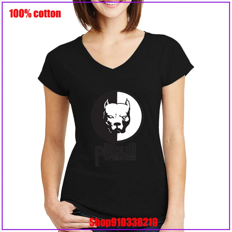 Pitbull unionate женские модные футболки Летние прямые 100% хлопок интересные фотографии