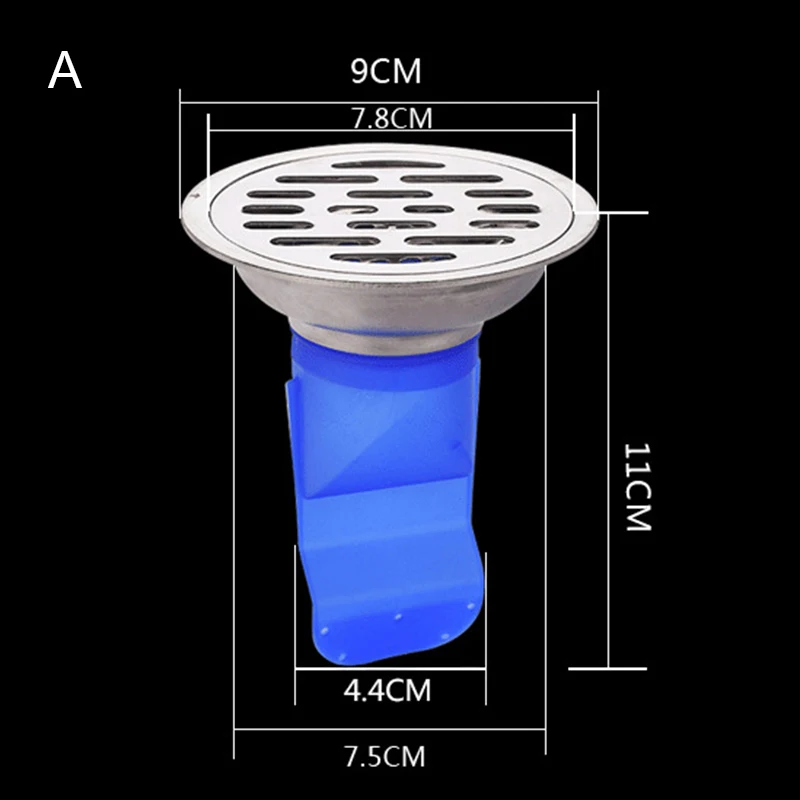 

Bathroom Kitchen Smell-proof Floor Drain Core Strainer Set Sink Strainer Stopper Tool Set DC156