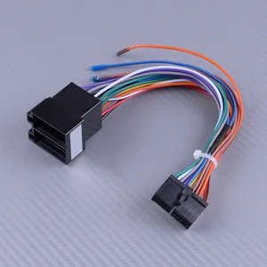 DWCX 20-контактный пластиковый адаптер соединителя жгута проводов ISO подходит для автомобильного стерео провода ISO Android