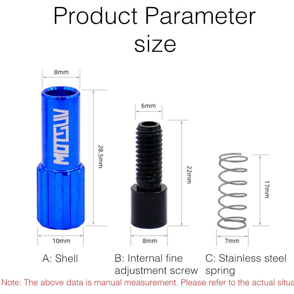 MOTSUV 2 шт./лот велосипедный переключатель средней точности РЕГУЛИРОВОЧНЫЙ БОЛТ MTB