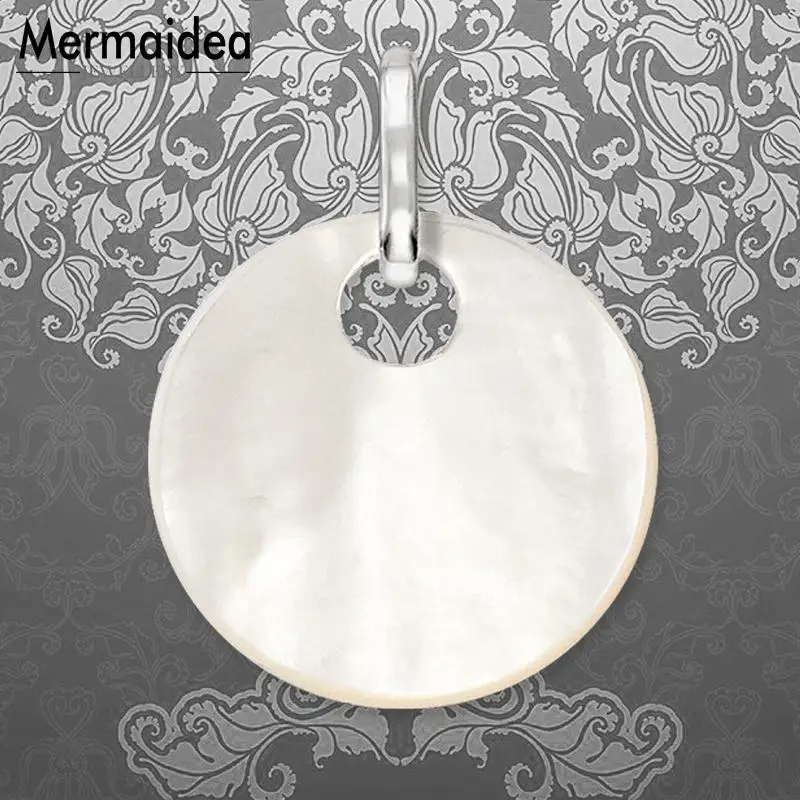 Жемчужные Подвески с маленькими дисками Модная бижутерия 2020 посеребренное