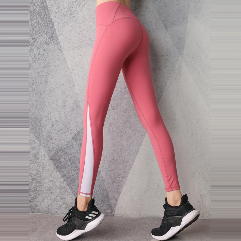 Энергию пуш ап леггинсы Для женщин Фитнес Йога брюки с высокой талией спортивные