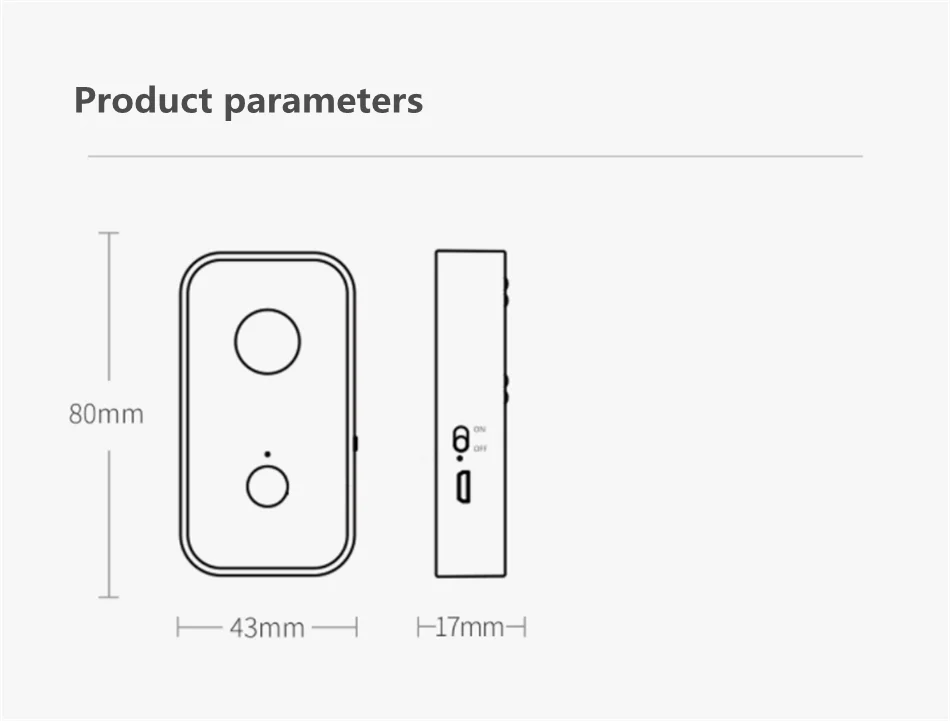 Многофункциональный инфракрасный детектор xiaomi Smoovie, камера с пинхолом, детектор, защита от потери, карманный размер, инфракрасный, безопасность для путешествий