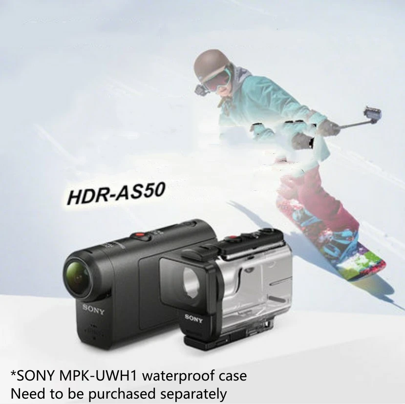 Экшн камера Sony HDR AS50 Wi Fi HD видеокамера (без пульта дистанционного управления в