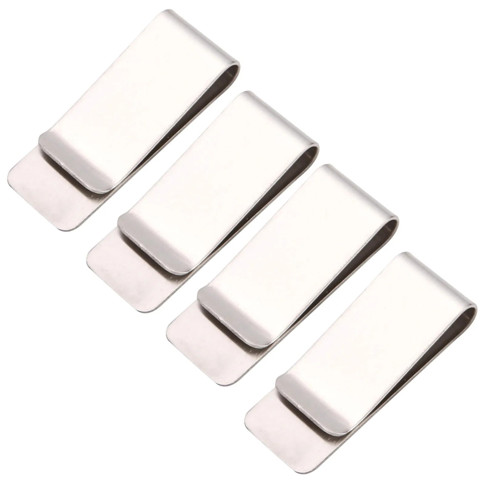 

4pcs Metal Wallet Clip For Men And Women Stainless Steel Money Clip Cash Clamp Holder High Quality Wallet Garment Clips #632