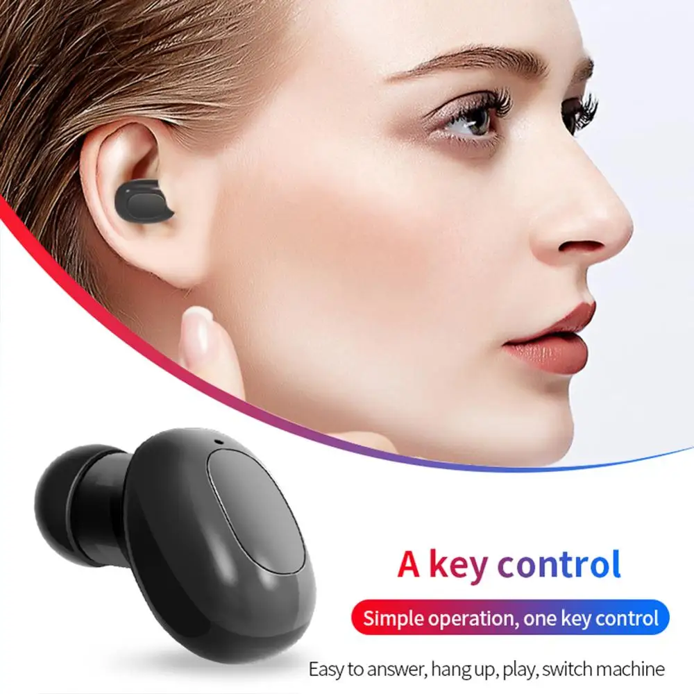 McGeSin Bluetooth наушники настоящие беспроводные спортивные музыкальные мини