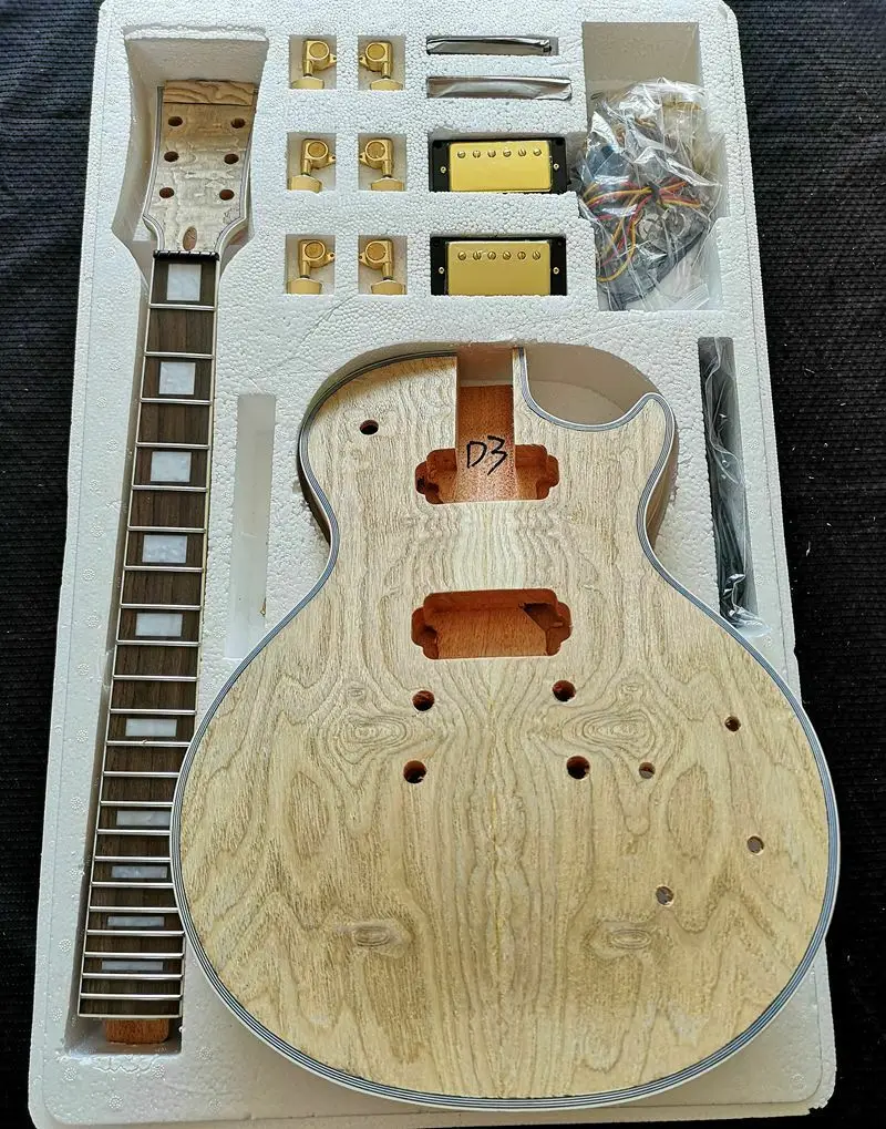 Лучший новый комплект для гитары из красного дерева необработанная