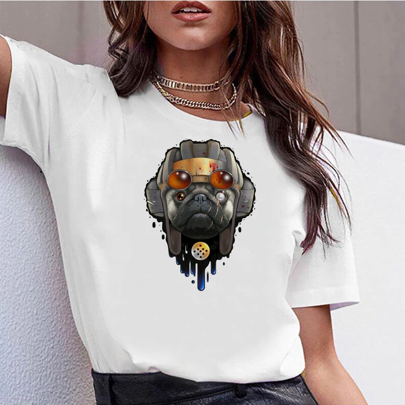 254408 _ футболка Повседневная с круглым вырезом и короткими рукавами женская