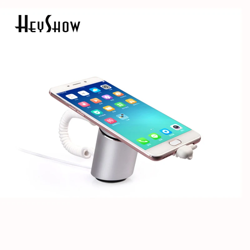 360 Degree Rotate Mobile Phone Security Stand Smartphone Anti-Theft Device Display Holder Cellphone Burglar Alarm System Show enlarge