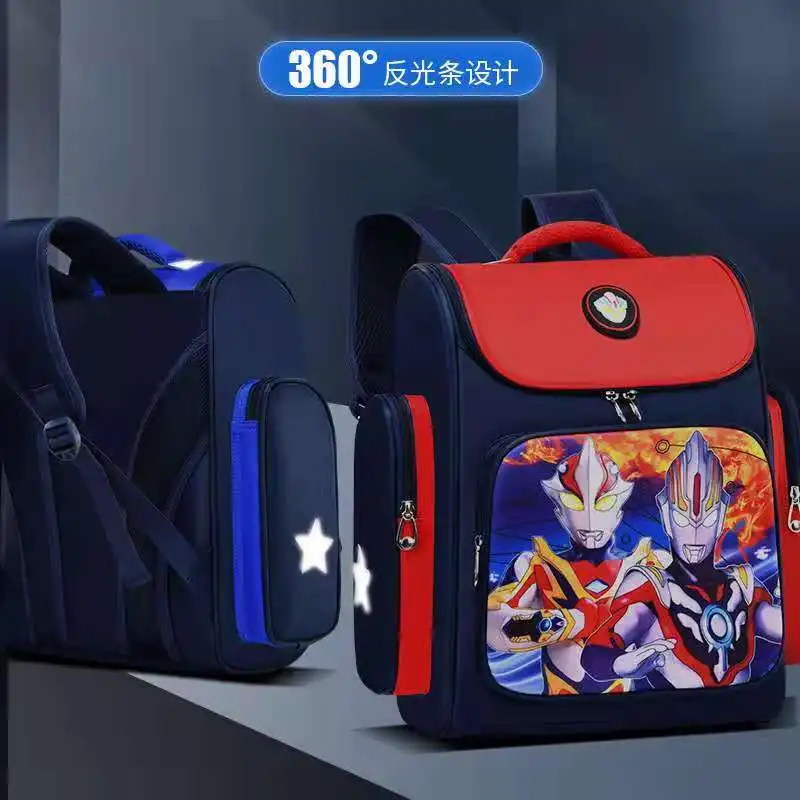 2021 New School Bags For Boys Primary Student Shoulder Orthopedic Backpack Grade 1-6 Large Capacity Super Light Mochila Escolar