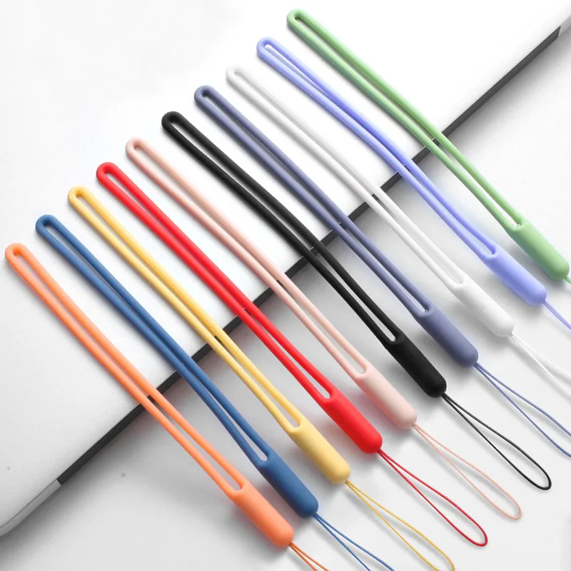 Короткие силиконовые сотового телефона ремешок держатель для телефонов ремешки